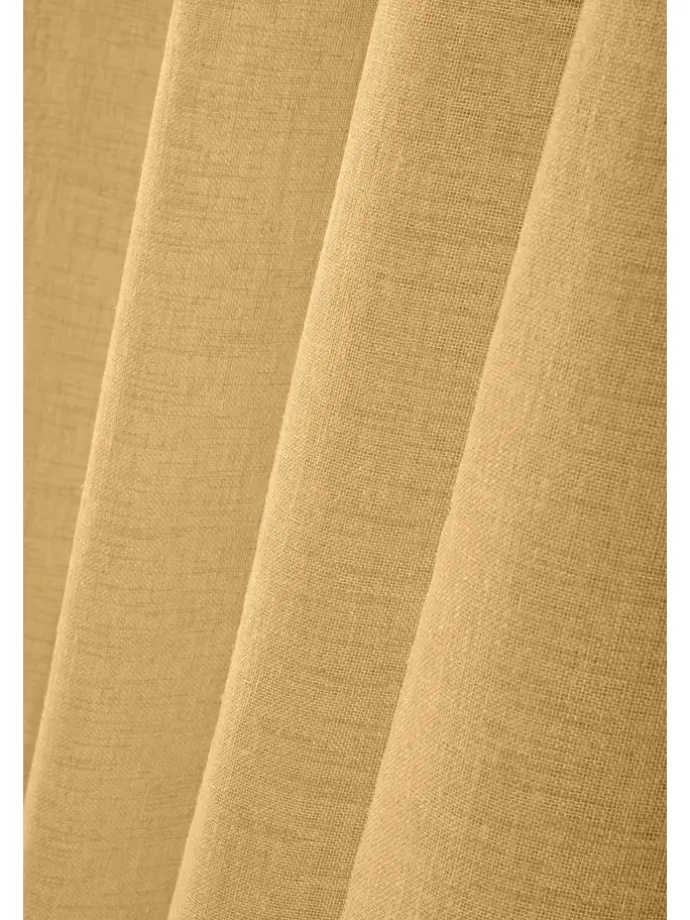 Ösengardine "Paloma" in Gelb - (L)260 x (B)140 cm