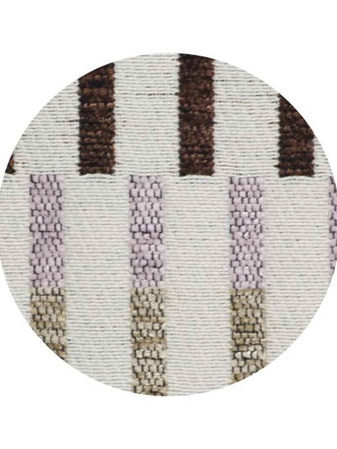 Ösenschal "Espen" in Creme/ Bunt