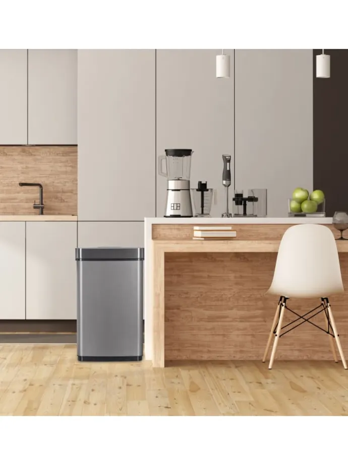 Sensor Mülleimer in Grau - 60 l