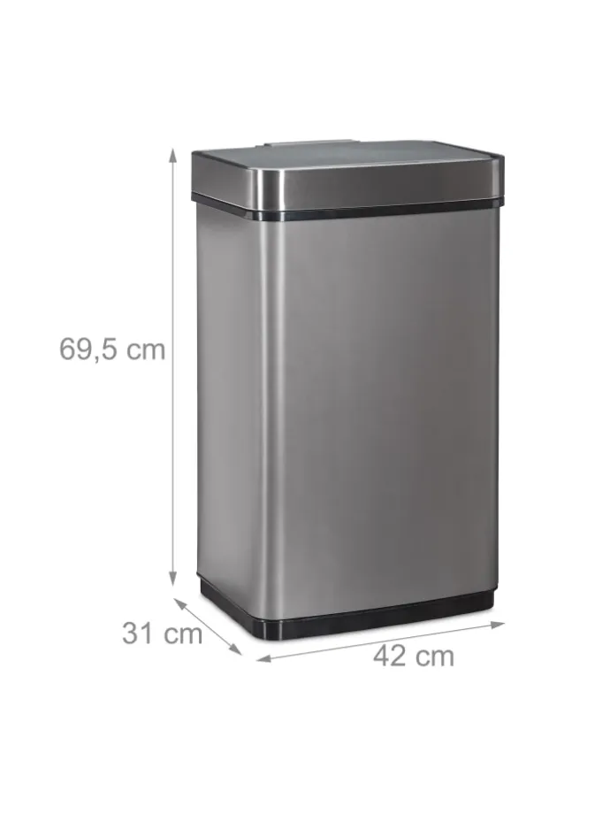 Sensor Mülleimer in Grau - 60 l