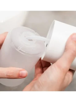 Sensor-Seifenspender in Weiß/ Transparent - 350 ml