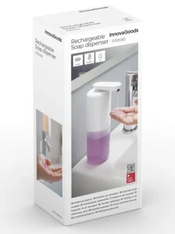 Sensor-Seifenspender in Weiß/ Transparent - 350 ml