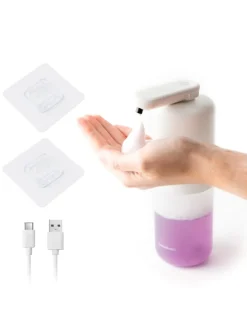 Sensor-Seifenspender in Weiß/ Transparent - 350 ml