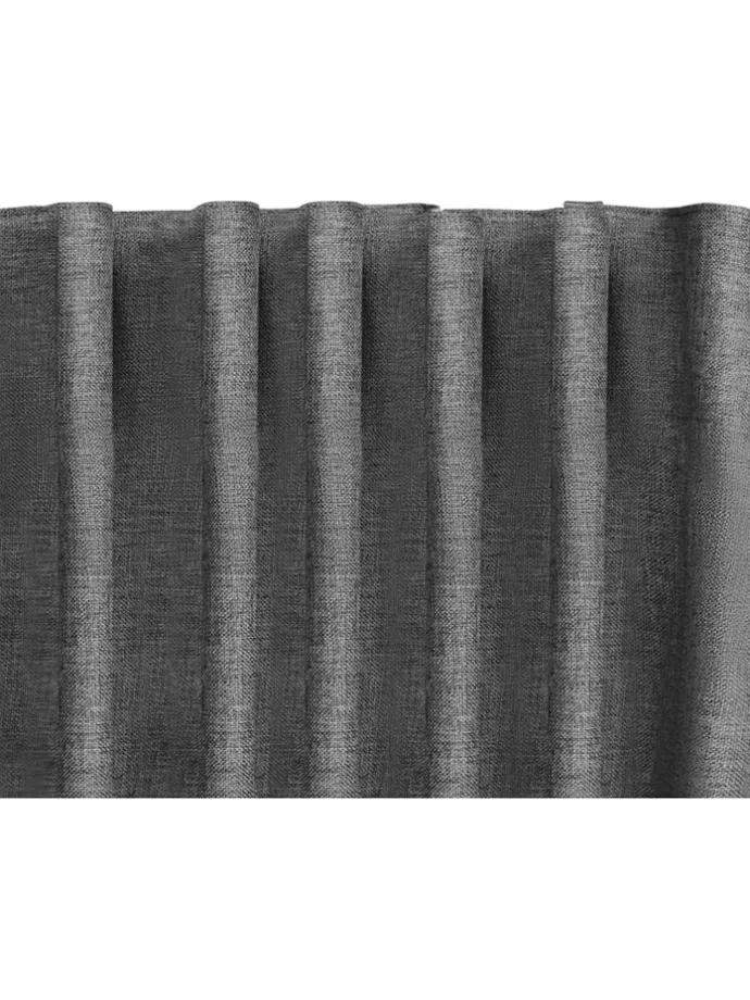 Ösenvorhang "Luxe" in Grau