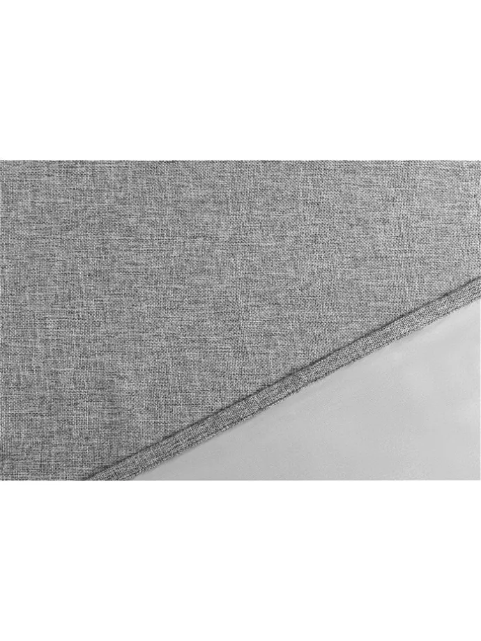 Ösenvorhang "Luxe" in Silbergrau