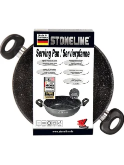 Servierpfanne in Schwarz - Ø 28 cm