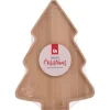 Servierplatte aus Holz in beige