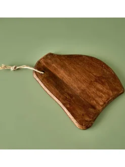 Servierplatte in Braun