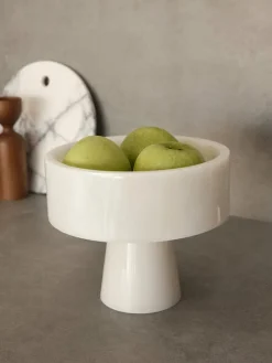 Servierschale in Creme - (H)17 x Ø 20 cm