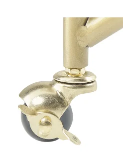 Servierwagen NOTI in Gold/Transparent - (W) 76 x (H) 83 x (L) 45 cm