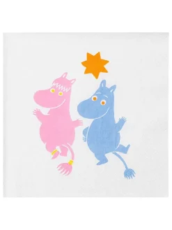 Servietten "Party" in Rosa/ Hellblau - 20 StücK