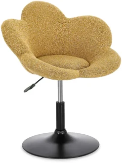 Sessel ''Fleur'' in Senf - (B)69 x (H)81 x (T)55 cm