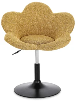 Sessel ''Fleur'' in Senf - (B)69 x (H)81 x (T)55 cm