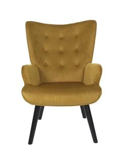 Sessel ''Giulia'' in Gelb - (B)68 x (H)96 x (T)75 cm