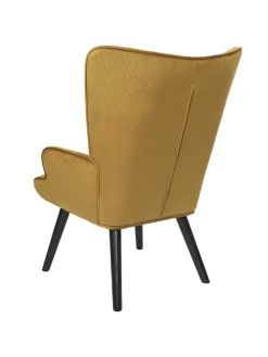 Sessel ''Giulia'' in Gelb - (B)68 x (H)96 x (T)75 cm