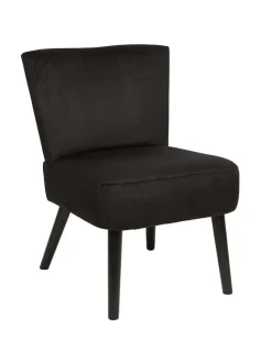 Sessel in Schwarz - (B)55 x (H)76 x (T)63 cm