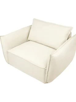 Sessel KUNES in Beige - (W) 124 x (H) 78 x (L) 94 cm