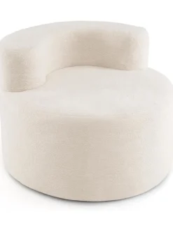 Sessel rund 200 kg Belastbar in Weiß