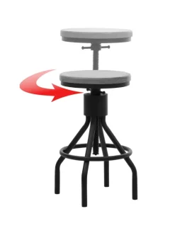 Set Bartisch + 2x Barhocker N17, Braun