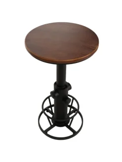 Set Bartisch + 2x Barhocker N17, Braun