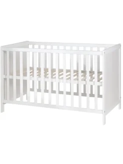 Set inkl. Wickelkommode und Beistellbett, mit Lattenrost, 60 x 120 cm