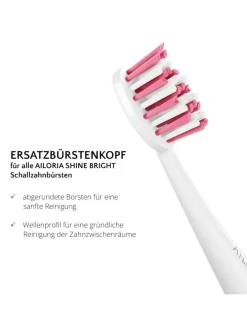 SHINE BRIGHT Ersatzbürstenköpfe 6er Set in rosa