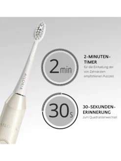 SHINE BRIGHT SET USB-Schallzahnbürste in weiß