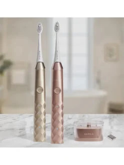 SHINE BRIGHT USB-Schallzahnbürste in gold