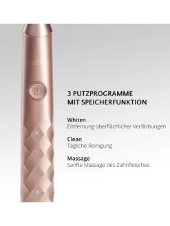 SHINE BRIGHT USB-Schallzahnbürste Limited Edition in roségold