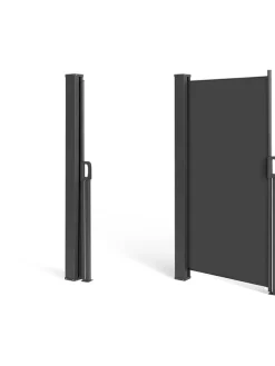 Sichtschutz in Anthrazit - (B)400 x (H)180 cm