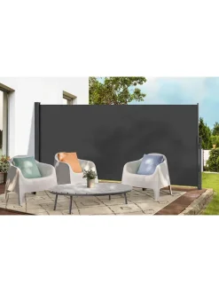 Sichtschutz in Anthrazit - (B)400 x (H)180 cm