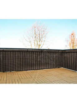 Sichtschutz in Braun - (L)300 x (B)75 cm