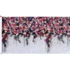 Sichtschutz "Roses" in Grau/ Pink - (B)500 x (H)85 cm