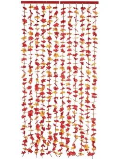 Sichtschutz-Vorhang in Rot/ Gelb - (L)190 x (B)90 cm