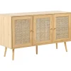 Sideboard PEROTE in Braun/Gold - (W) 120 x (H) 71 x (L) 40 cm