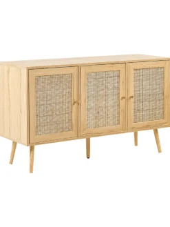 Sideboard PEROTE in Braun/Gold - (W) 120 x (H) 71 x (L) 40 cm