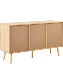 Sideboard PEROTE in Braun/Gold - (W) 120 x (H) 71 x (L) 40 cm