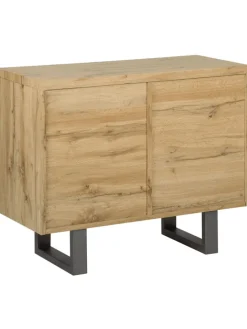 Sideboard TIMBER in Braun/Grau - (W) 94 x (H) 79 x (L) 42 cm