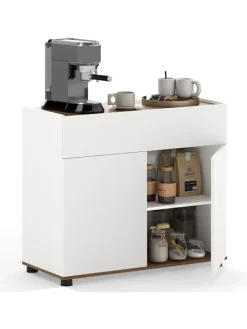 Sideboard 80x35x70 cm in Weiß