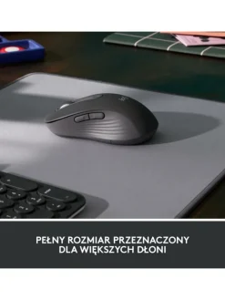 Signature M650 L for Business kabellose Maus, für große Hände in Schwarz