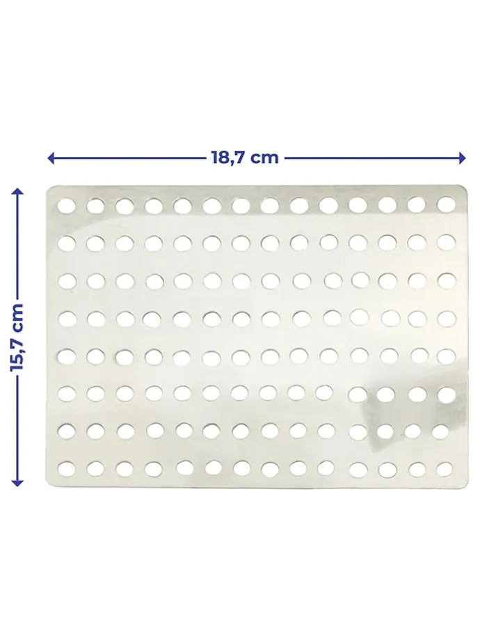 Silberreiniger in Silber - (B)18,7 x (H)15,7 cm
