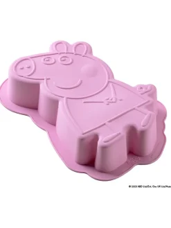 Silikon-Backform "Peppa" in Rosa - (L)27 x (B)19,5 cm