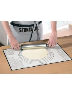 Silikon-Backmatte in Grau - (L)40 x (B)60 cm