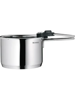 Simmertopf mit Temperaturanzeige in Silber - 1,5 l