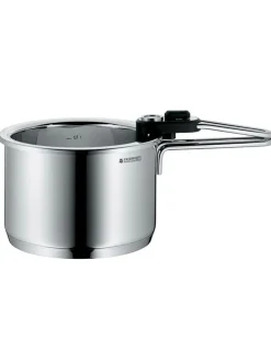 Simmertopf mit Temperaturanzeige in Silber - 1,5 l