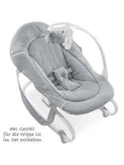 Sitn Relax 3in1 - Hochstuhl ab der Geburt, in grau,weiss