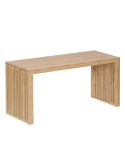 Sitzbank in Natur - (B)90 x (H)43 x (T)33 cm