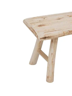 Sitzbank "Woody" in Beige - (B)70 x (H)31 x (T)26 cm