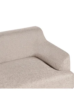 3-Sitzer Sofa SOSJO in Braun - (W) 219 x (H) 74 x (L) 83 cm