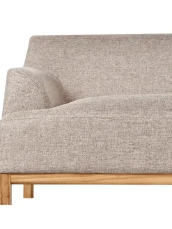 3-Sitzer Sofa SOSJO in Braun - (W) 219 x (H) 74 x (L) 83 cm